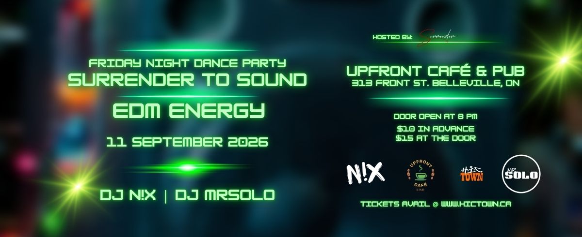 Surrender To Sound – EDM Energy – Sep 11