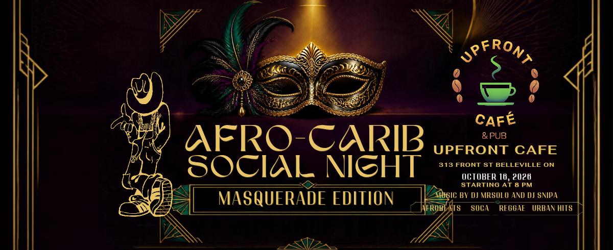 Afro-Carib Social Night: Masquerade – Oct 16